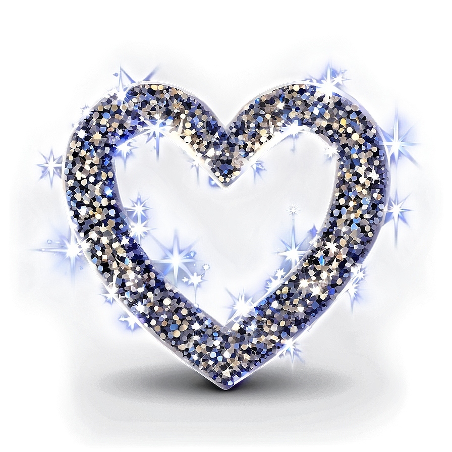 Sparkling Heart Clipart Effect Png Flh73 PNG Image