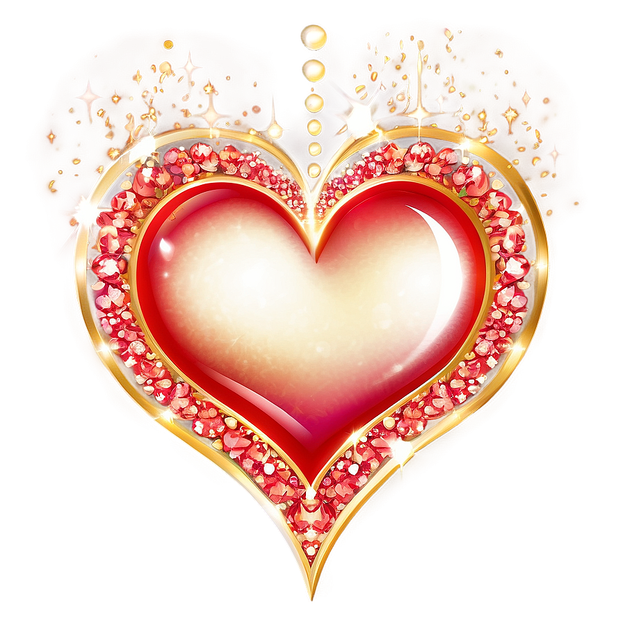 Sparkling Heart Clipart Png 37 PNG Image