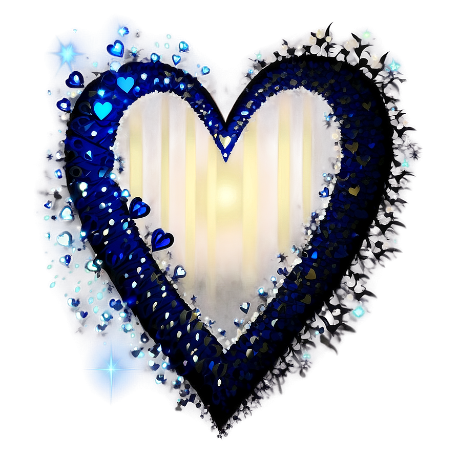 Sparkling Heart Effect Png A PNG Image