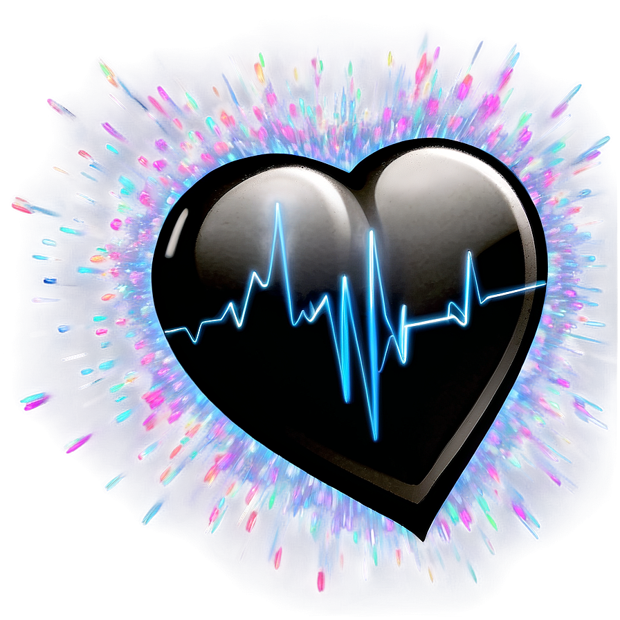 Sparkling Heartbeat Image Png 06112024 PNG Image