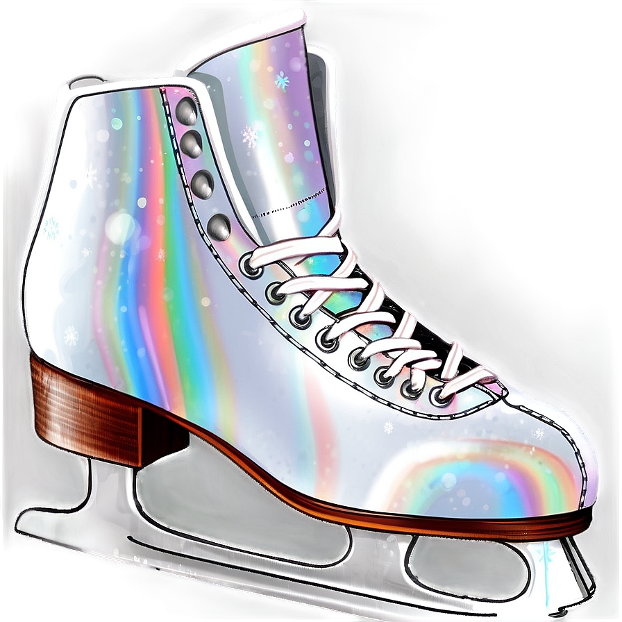 Sparkling Ice Skates Png Kje79 PNG Image