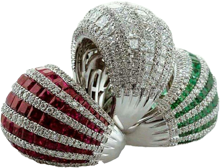 Sparkling Imitation Jewellery Bangles PNG Image