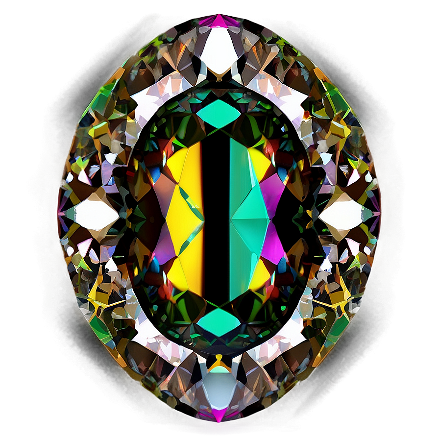 Sparkling Oval Jewel Png 52 PNG Image