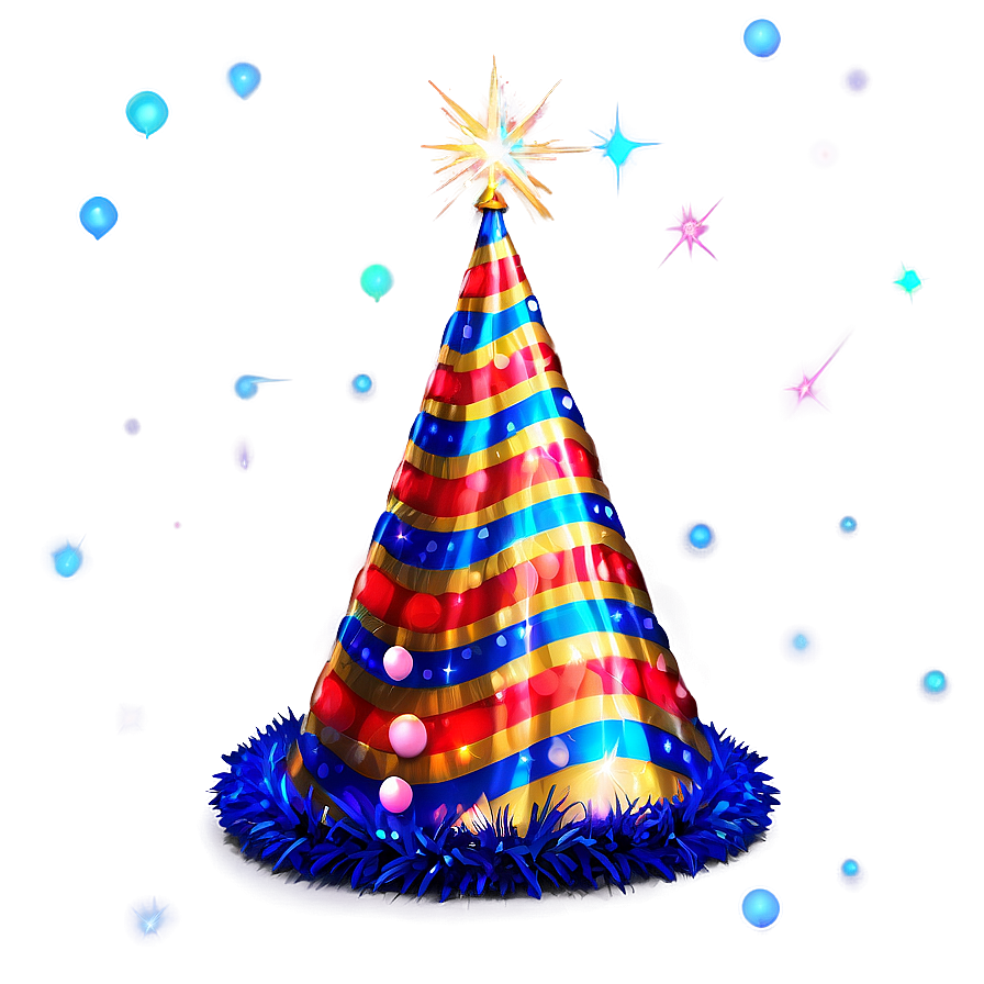 Sparkling Party Hat Png 27 PNG Image