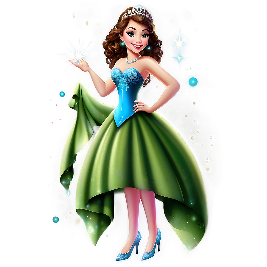 Sparkling Princess Png Aqj PNG Image