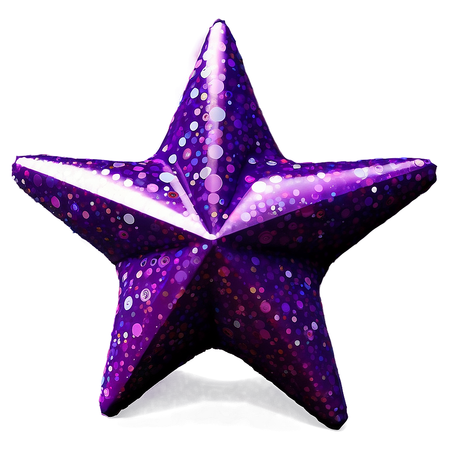 Sparkling Purple Star Art Png 98 PNG Image