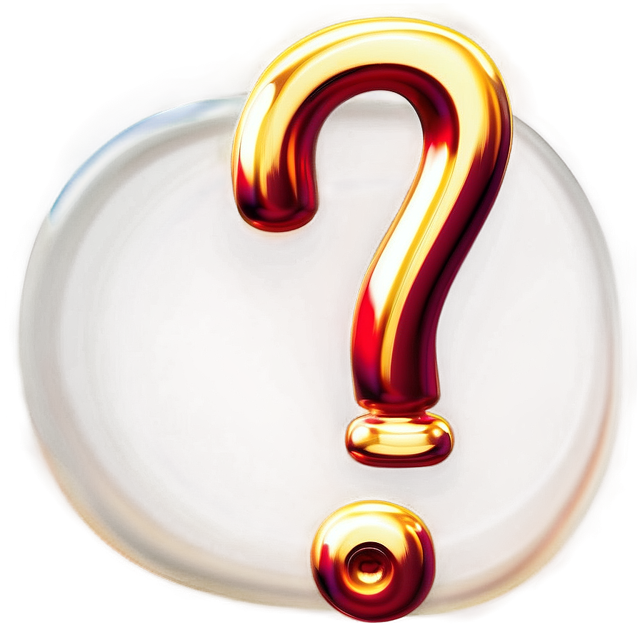 Sparkling Question Mark Png Fkk9 PNG Image