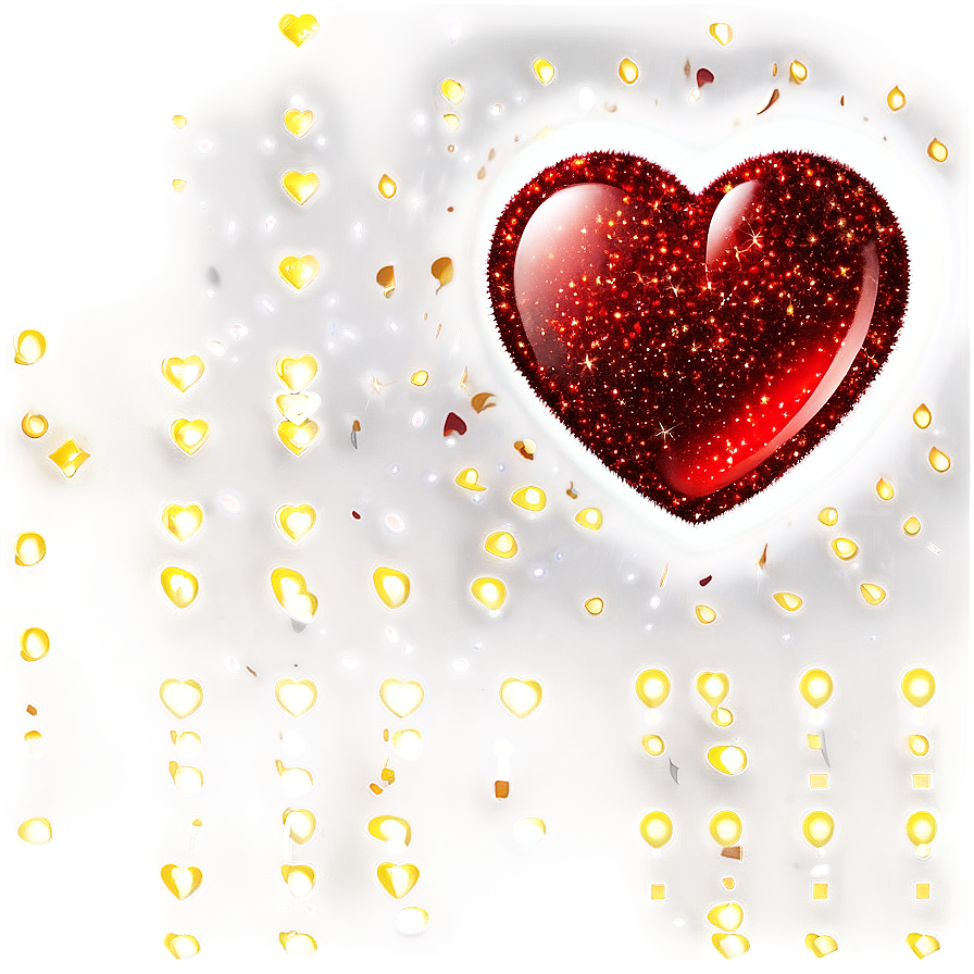 Sparkling Red Heart Emoji Png Vah PNG Image