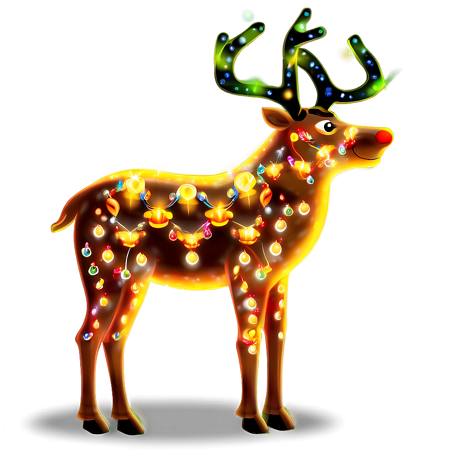 Sparkling Reindeer Png Vla96 PNG Image