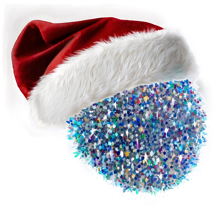 Sparkling Santa Hat Logo Png 04302024 PNG Image