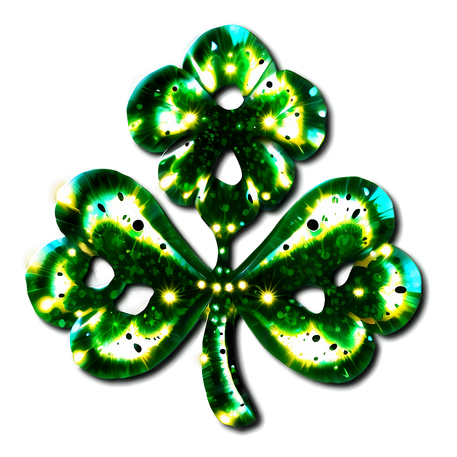 Sparkling Shamrock Png Qqu PNG Image