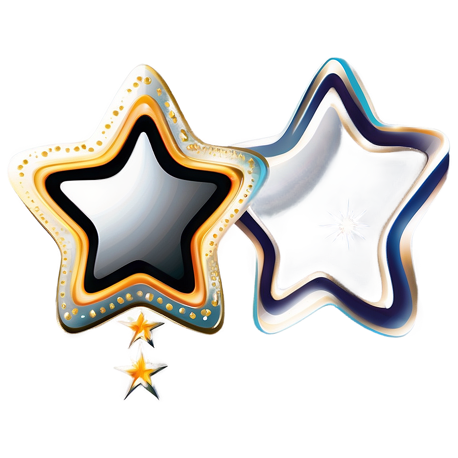 Sparkling Star Outline Png 05252024 PNG Image