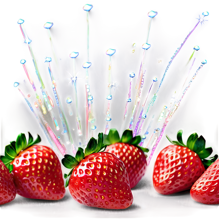 Sparkling Strawberry Png Duf42 PNG Image