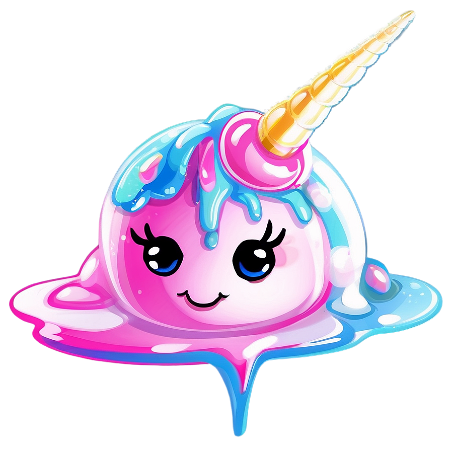 Sparkling Unicorn Slime Png 05242024 PNG Image