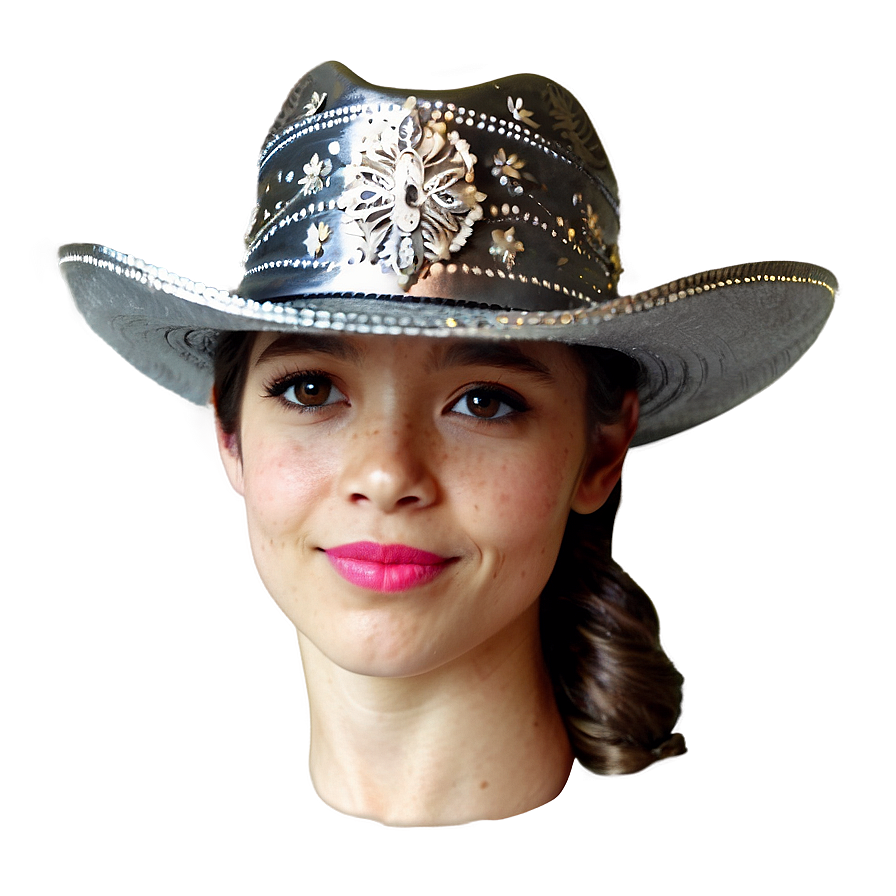 Sparkly Cowgirl Hat Png Uwi PNG Image