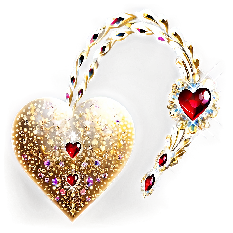 Sparkly Heart Clipart Fantasy Png Wco PNG Image