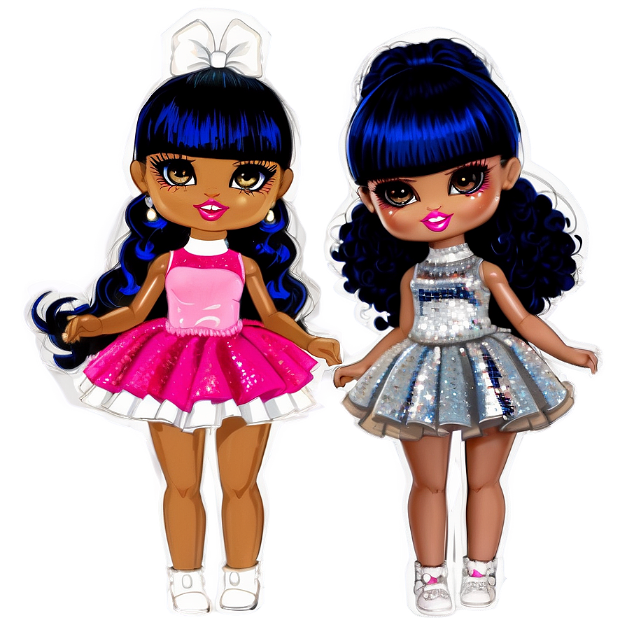 Sparkly Lol Dolls Png 05252024 PNG Image