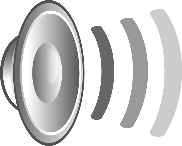 Speaker Sound Waves Icon PNG Image