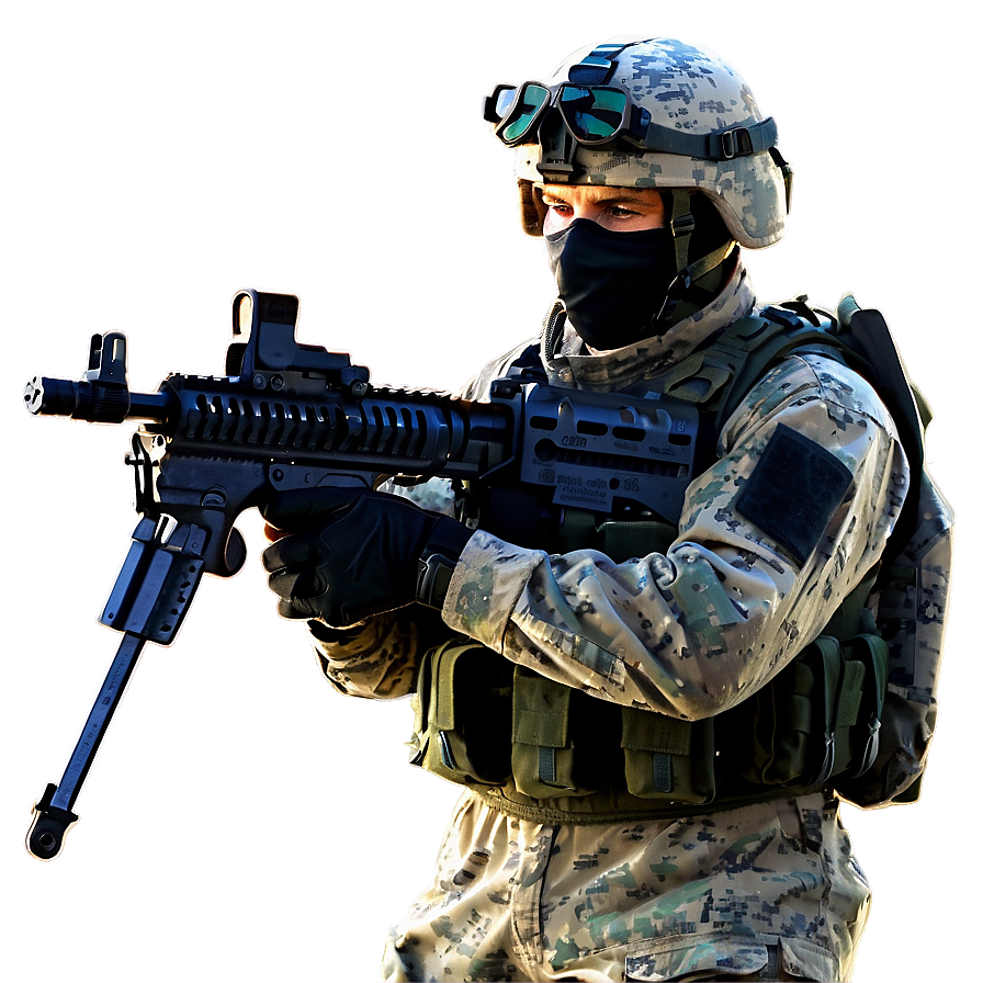 Special Forces Soldier Png Usb34 PNG Image