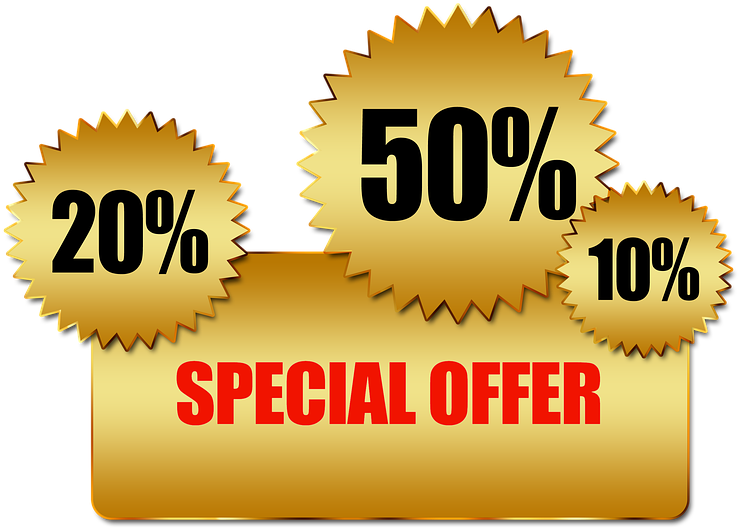 Special Offer Discount Badges PNG Image