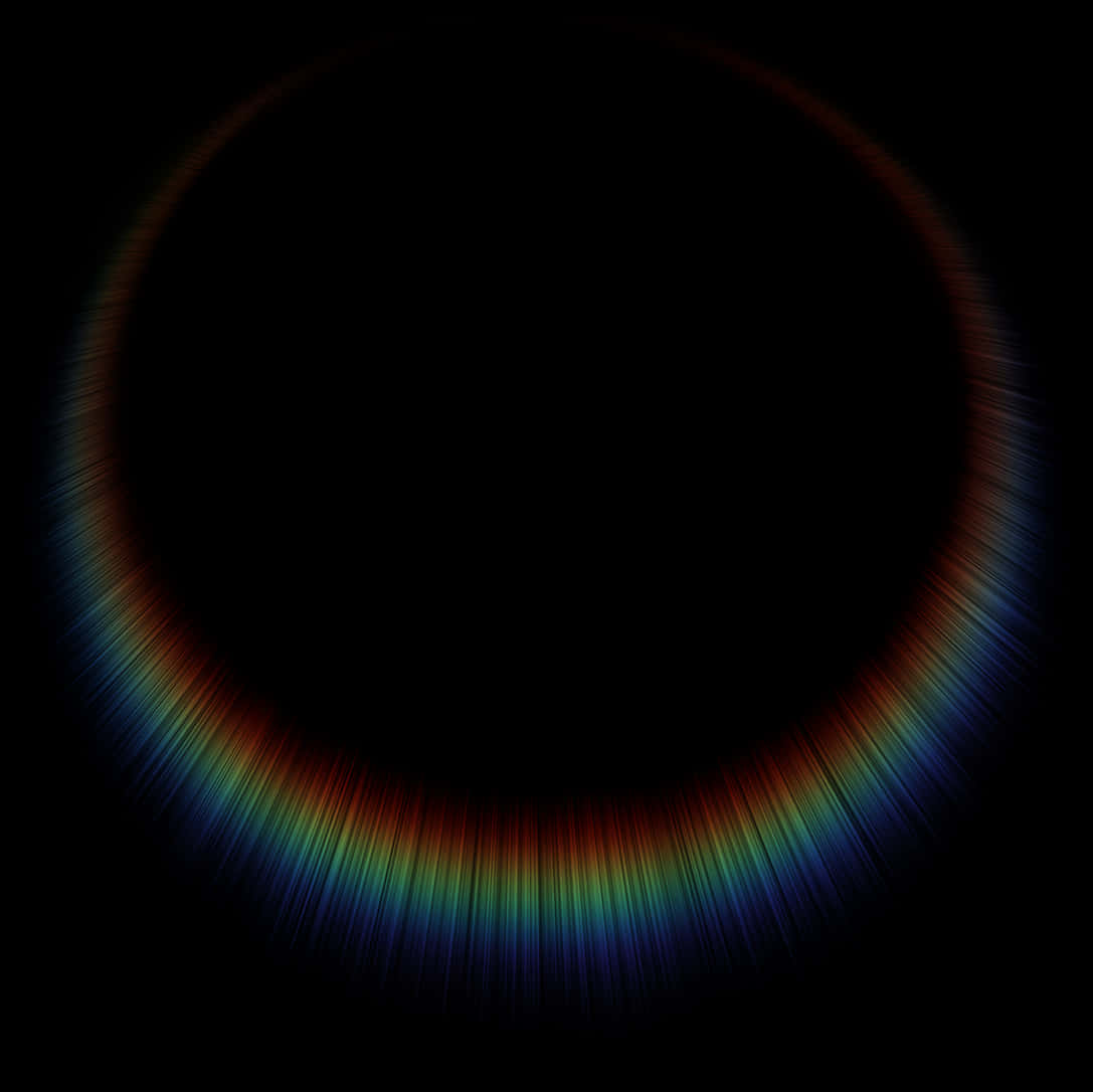 Spectral Circle Abstract PNG Image