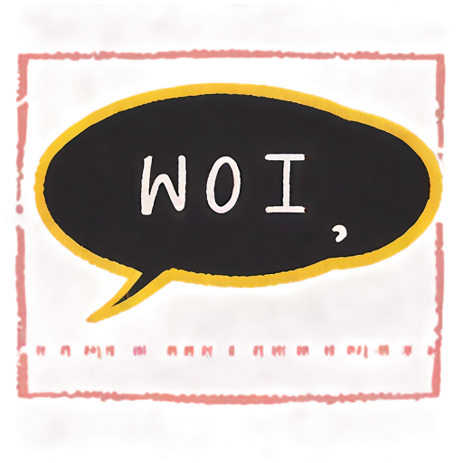 Speech Bubble B PNG Image