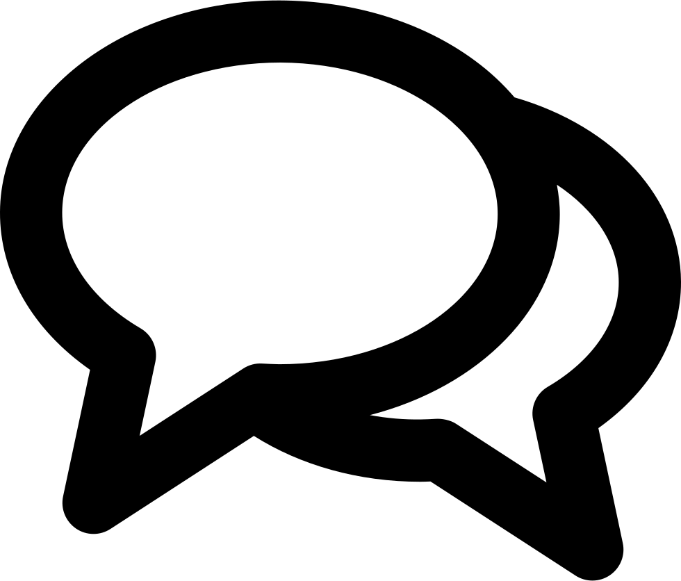 Speech Bubbles Icon PNG Image