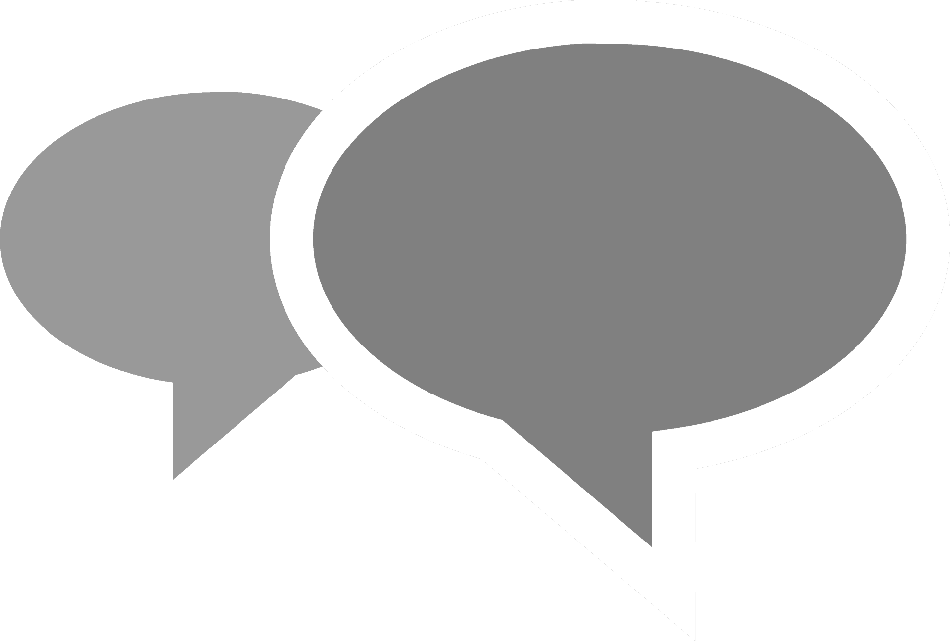 Speech Bubbles Icon PNG Image