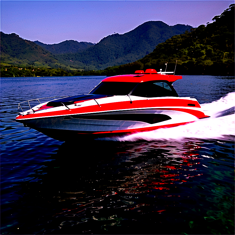 Speed Boat In Marina Png 06282024 PNG Image