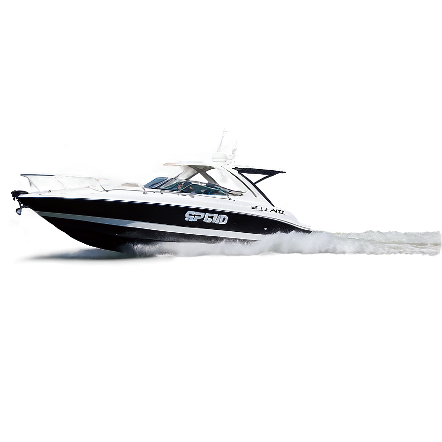 Speed Boat Passing Png Sct23 PNG Image