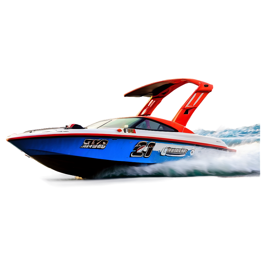 Speed Boat Wakeboarding Png Sye PNG Image