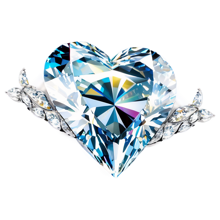 Spellbinding Diamond Heart Vision Png 06262024 PNG Image