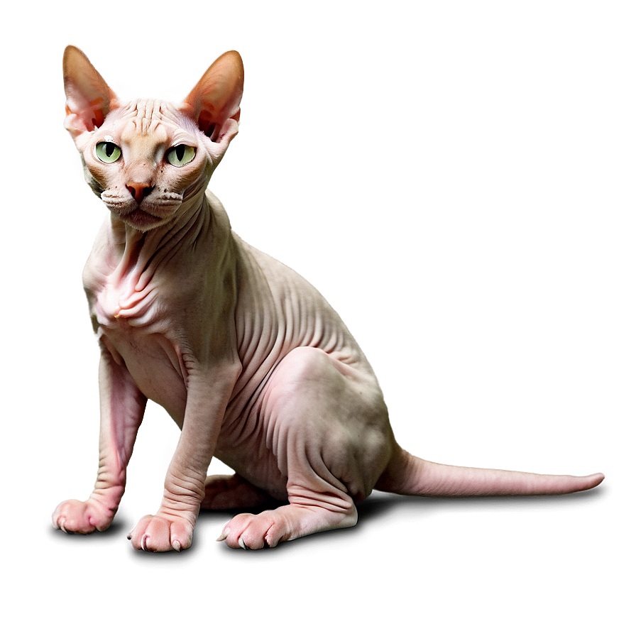 Sphynx Cat Bald Beauty Png C PNG Image