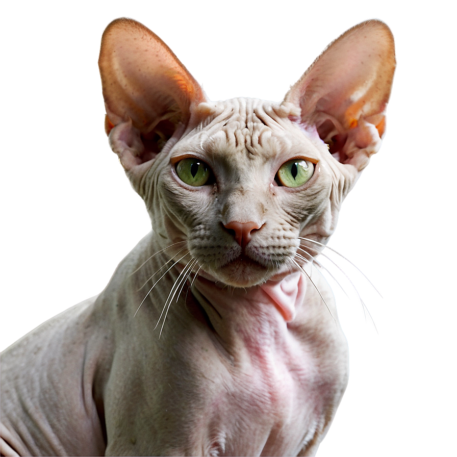 Sphynx Cat On Safari Adventure Png Bwh16 PNG Image