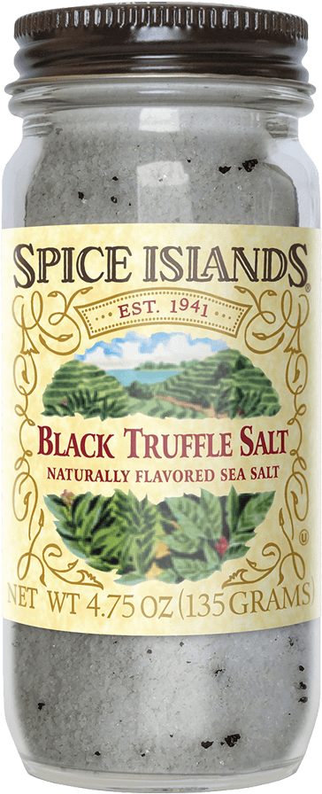 Spice Islands Black Truffle Salt PNG Image