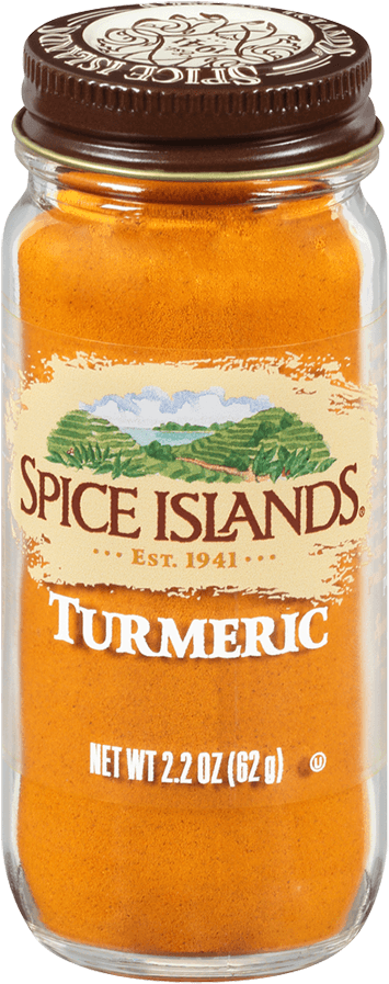 Spice Islands Turmeric Jar PNG Image