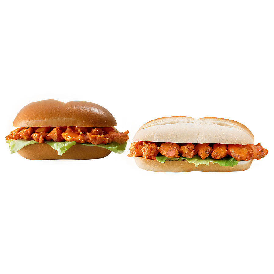 Spicy Buffalo Chicken Sandwich Png Hji PNG Image