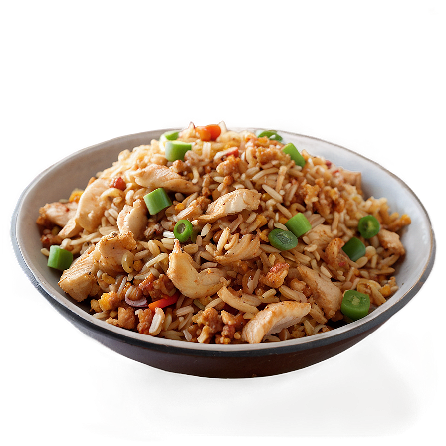 Spicy Chicken Fried Rice Png 06262024 PNG Image