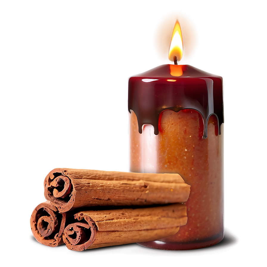 Spicy Cinnamon Candle Png Rax27 PNG Image