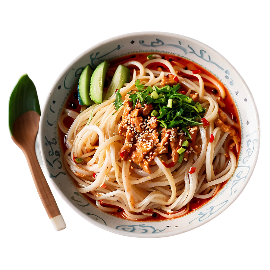 Spicy Korean Cold Noodles Png Kfj95 PNG Image