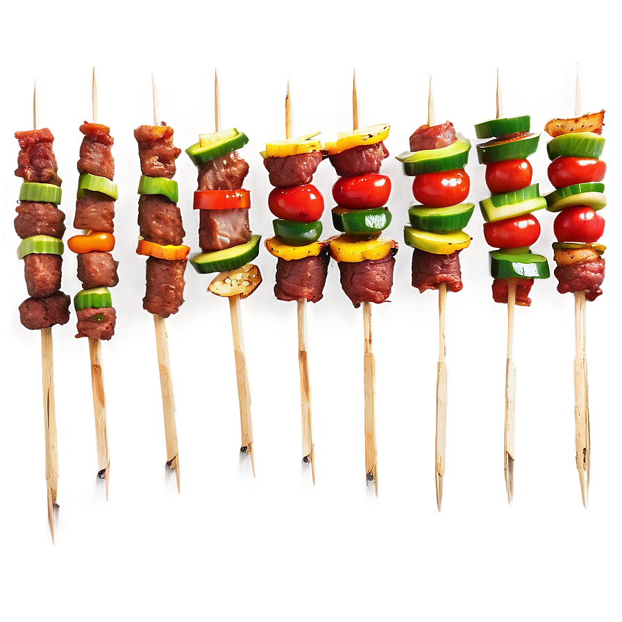 Spicy Meat Skewers Png Frf PNG Image