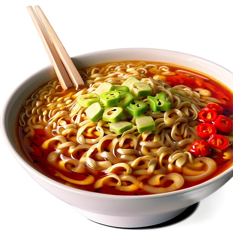 Spicy Ramen Bowl Png Sbj10 PNG Image