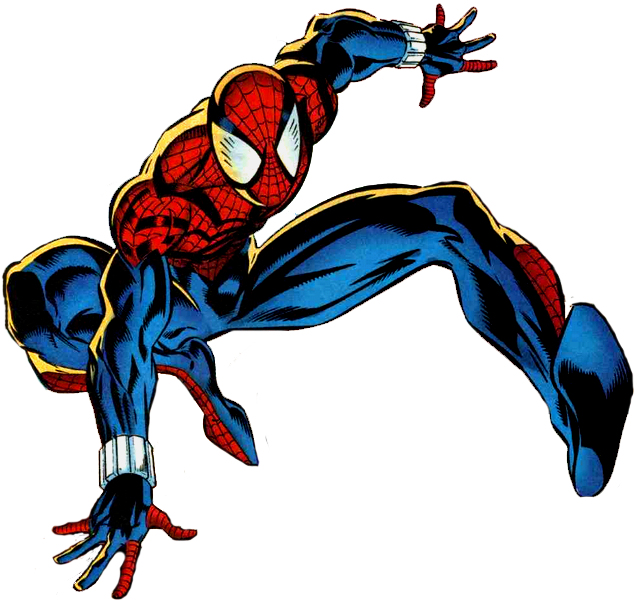 Spider Man_ Action_ Pose PNG Image