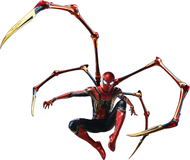 Spider Man Iron Spider Suit PNG Image