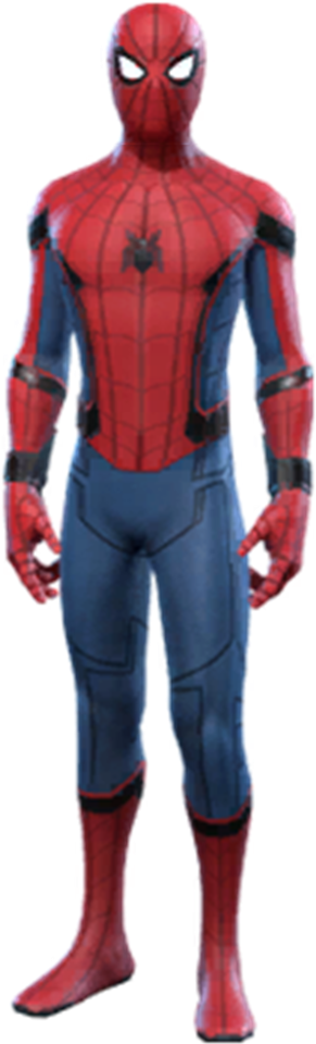 Spider Man Standing Pose PNG Image