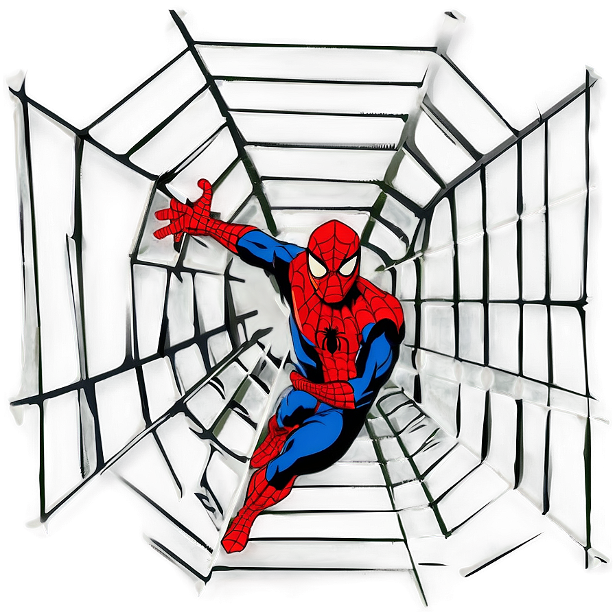 Spider Man Web Vector Png Ied PNG Image