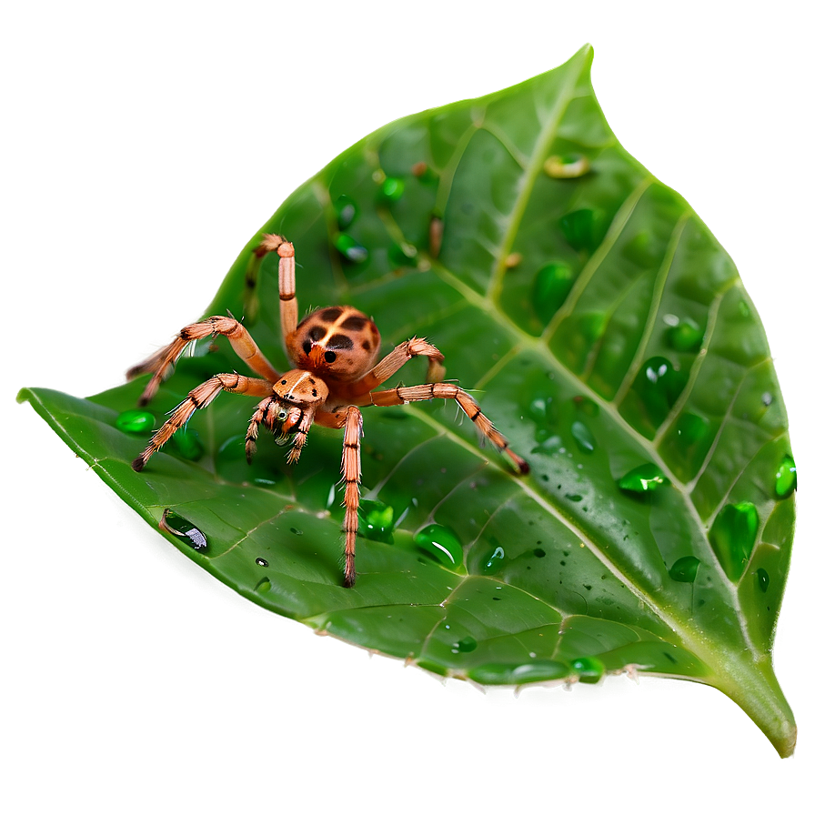 Spider On Leaf Png 21 PNG Image