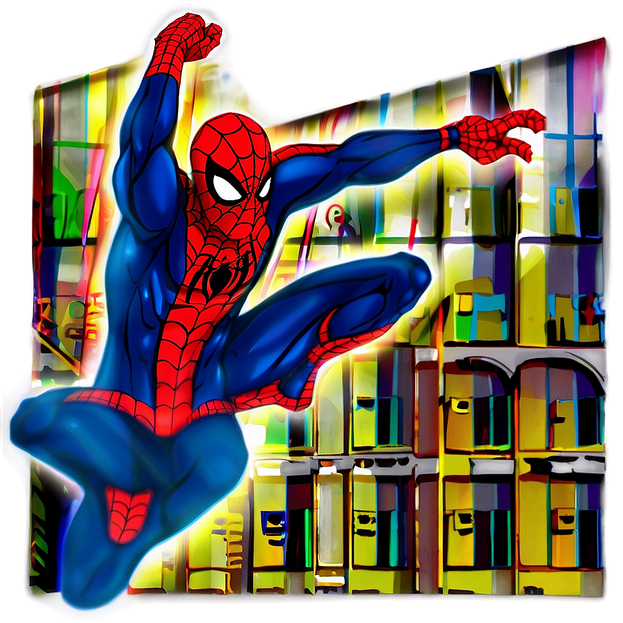 Spiderman City Background Transparent Png Wrk7 PNG Image