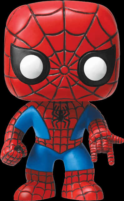 Spiderman Funko Pop Figure PNG Image