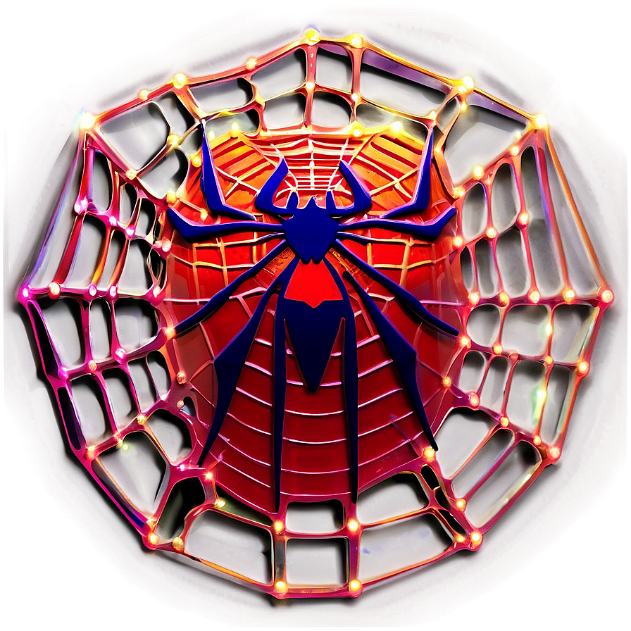 Spiderman Web Glowing Png Ioo PNG Image